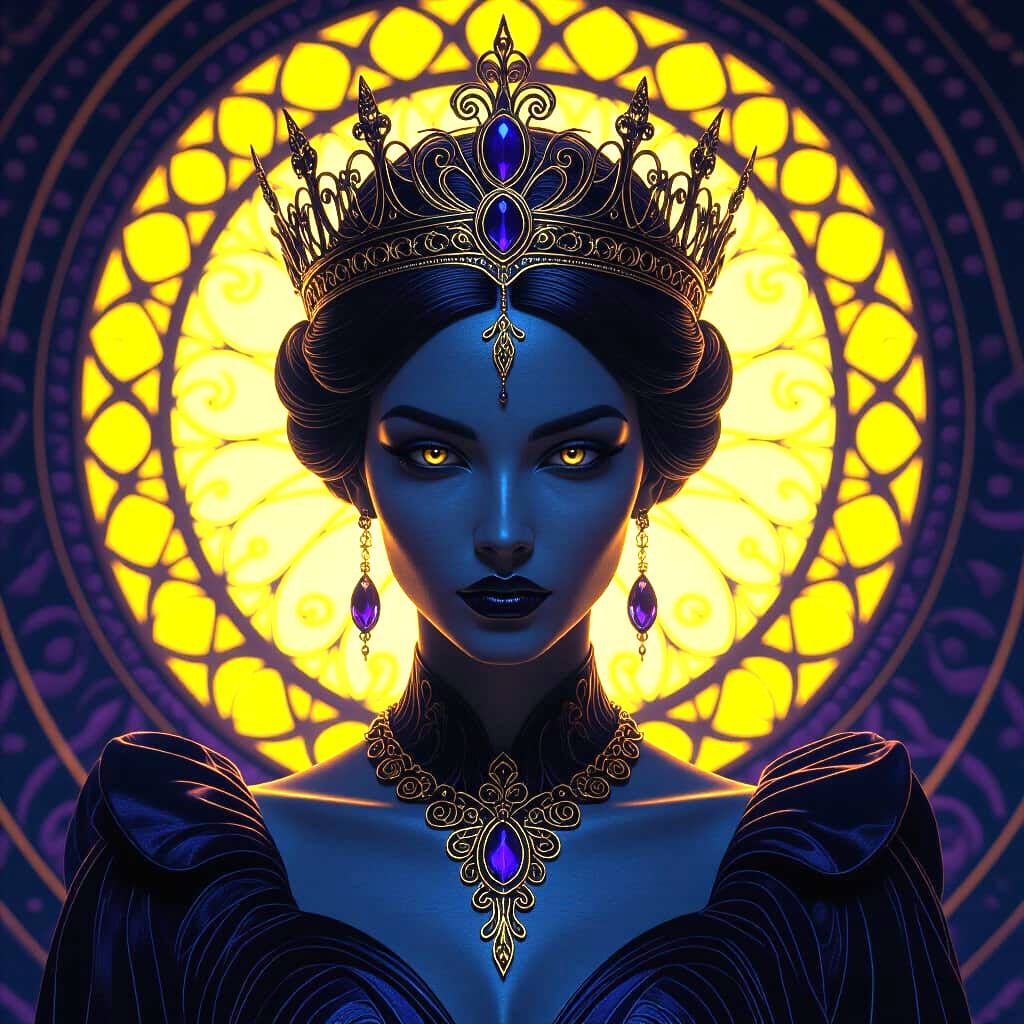 Dark Fantasy Black Queen Masterpiece