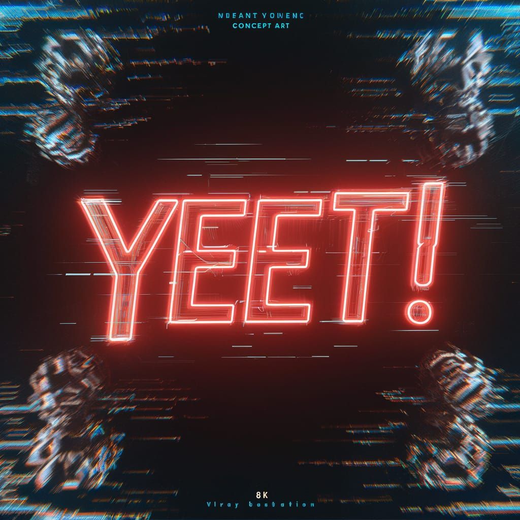 Cyberpunk Concept Art: Neon YEET! in Anime Style