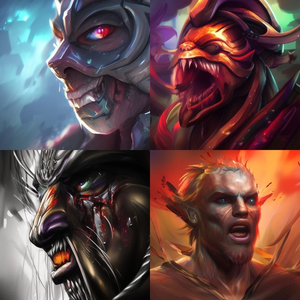 Intricately Detailed Face in Hyperrealistic Splash Art