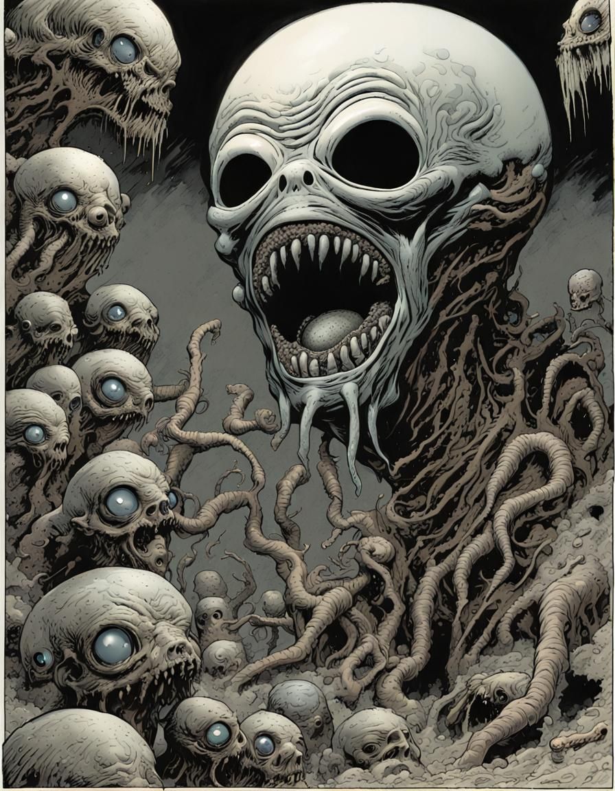 Diabolical+(embryonic:1.2): chrome+ blooded  (grotesquely:1....