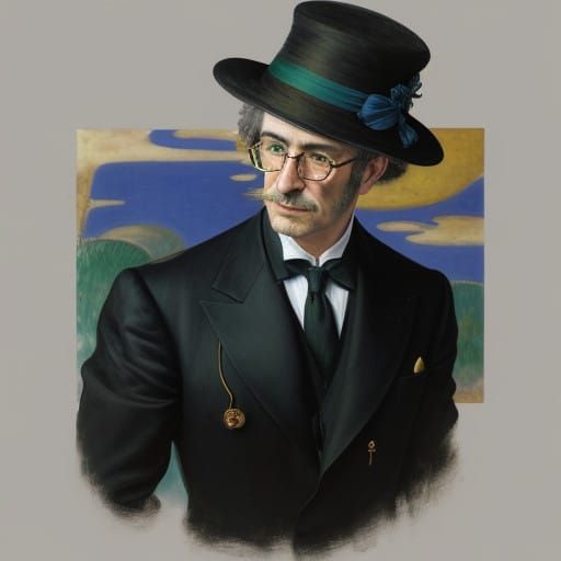 Psychedelic Oil Painting in Cinematic Style