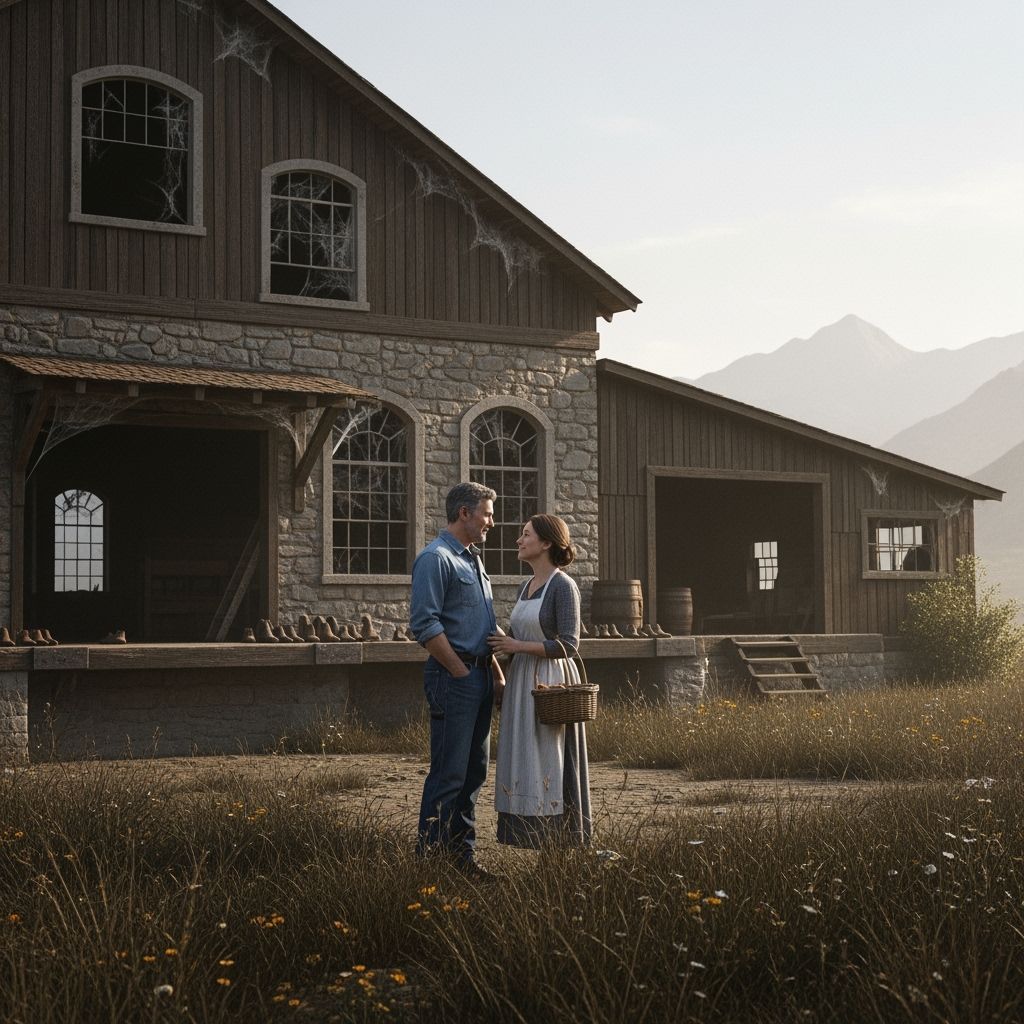 Couple at Shoe Factory in Wyeth Style