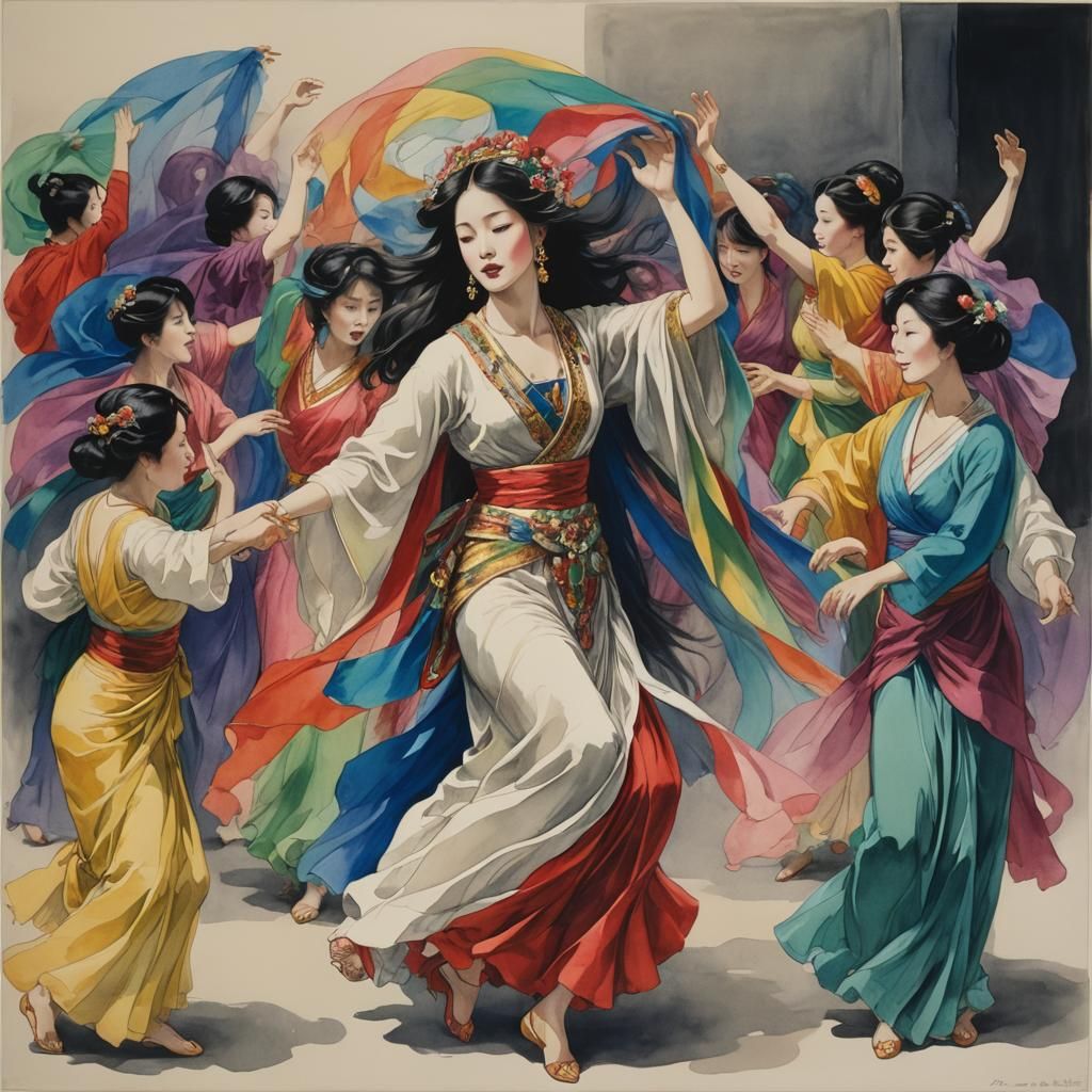 Salome's Dance: A Takako Yamaguchi-Inspired Vision