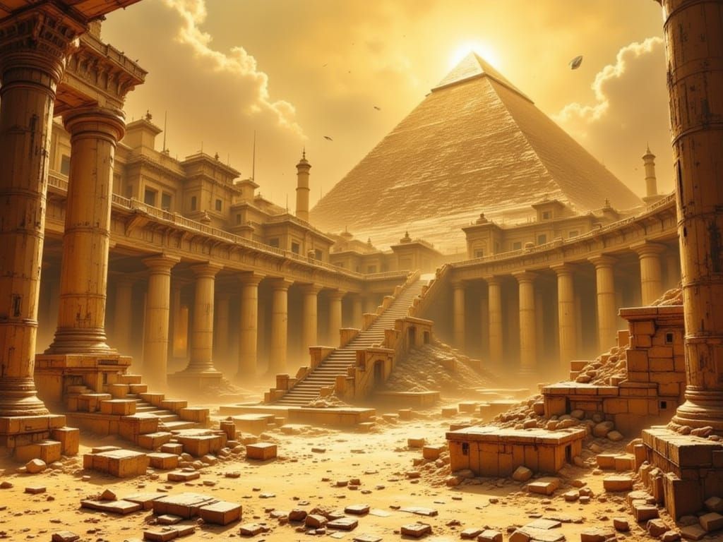 Ancient Secrets Unveiled: A Glimpse Under the Egyptian Pyram...