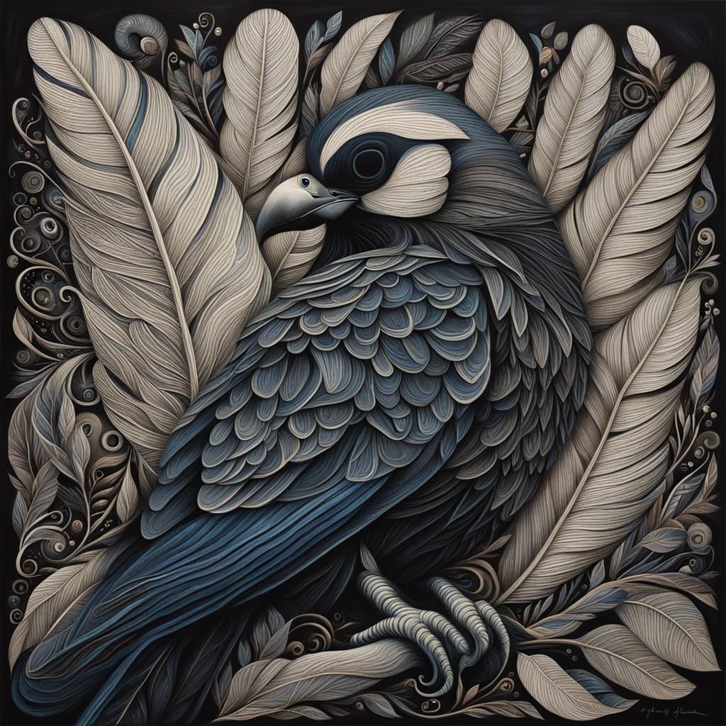 Enigmatic Hope: A Soulful Depiction of Resilience