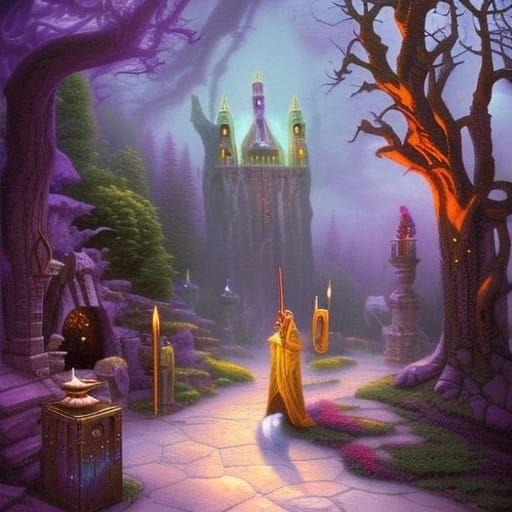 Ethereal Wizards and Warlocks with Dark Magic