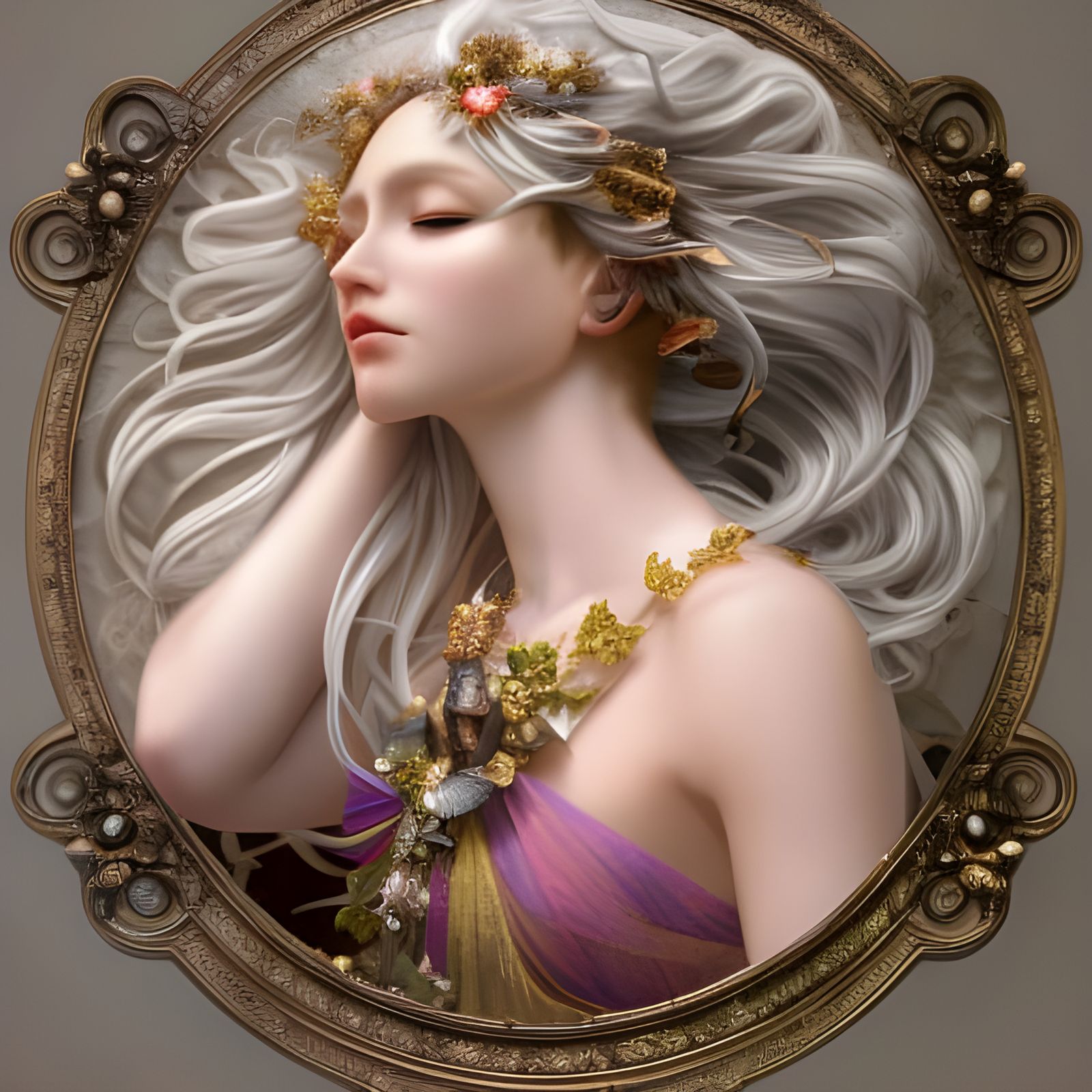 Cameo pendant comes to life