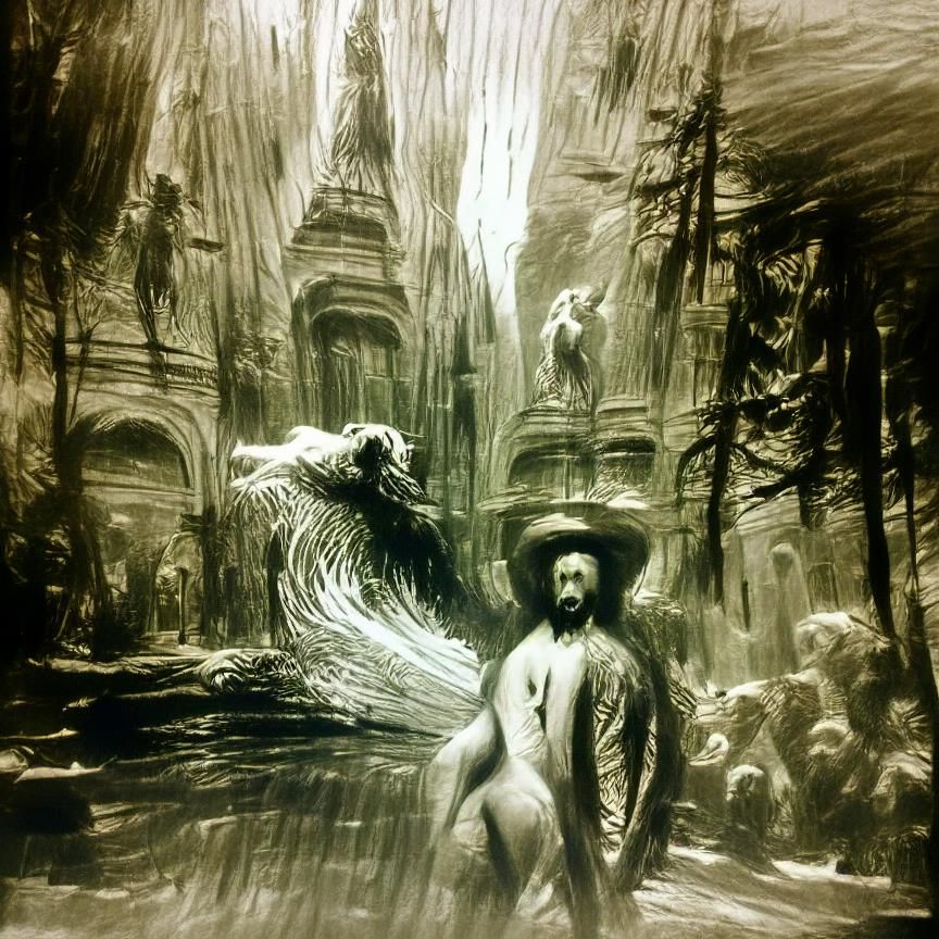 Epic Landscape in Romantic Style