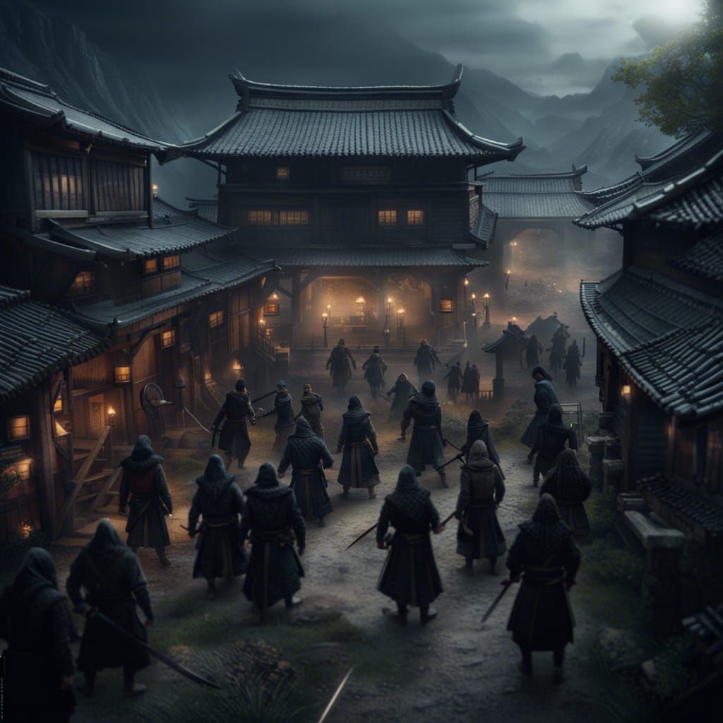 Samurai Savior Arrives to Protect Village
