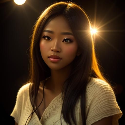 Intimate Music Venue Scene in Cinematic Style