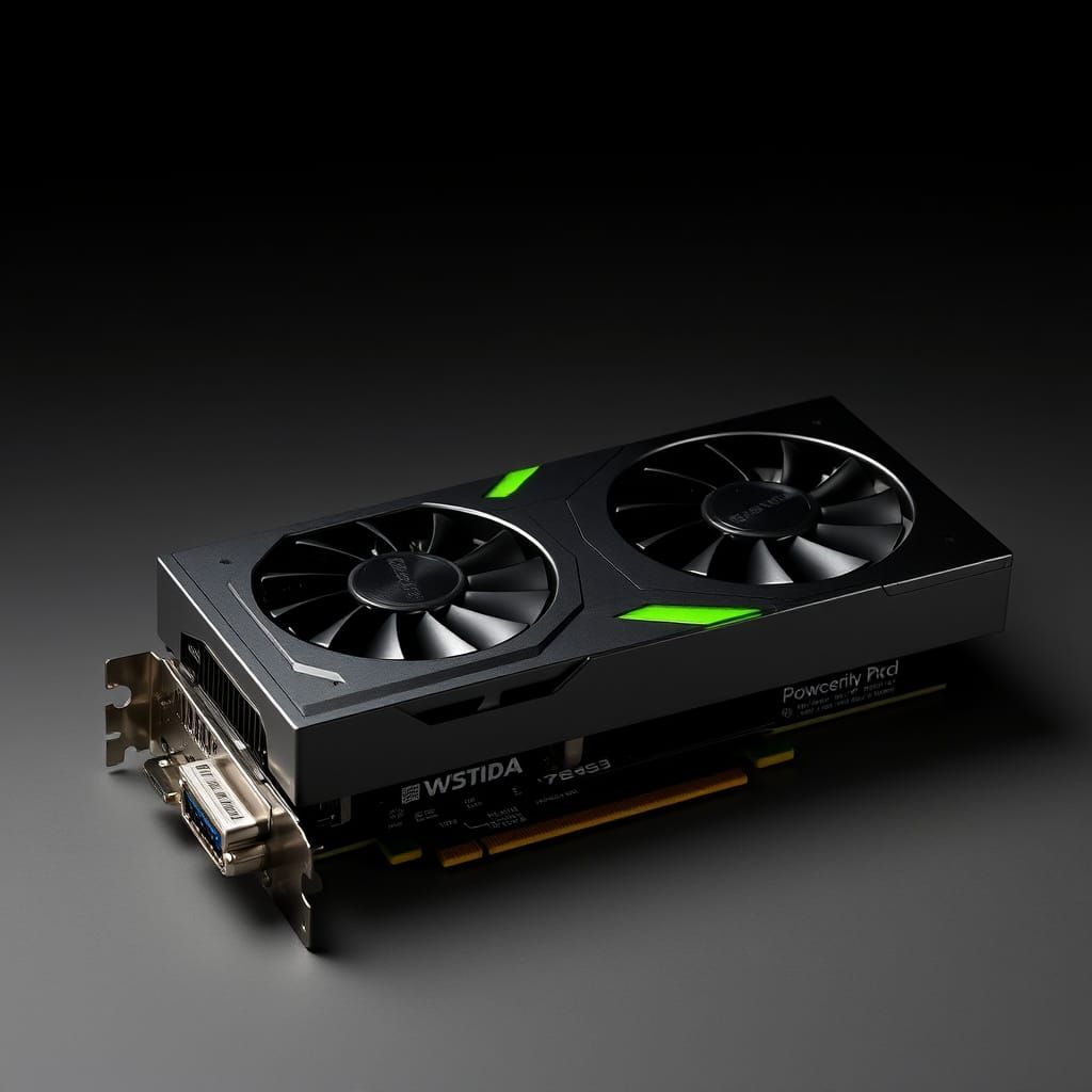 Nvidia-Inspired Futuristic Cityscape