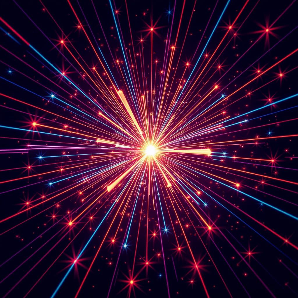 Electric Night Sky: A Million Blazing Fuses