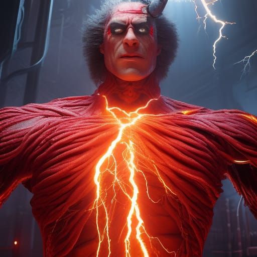 Frankenstein's Monster meets Nikola Tesla