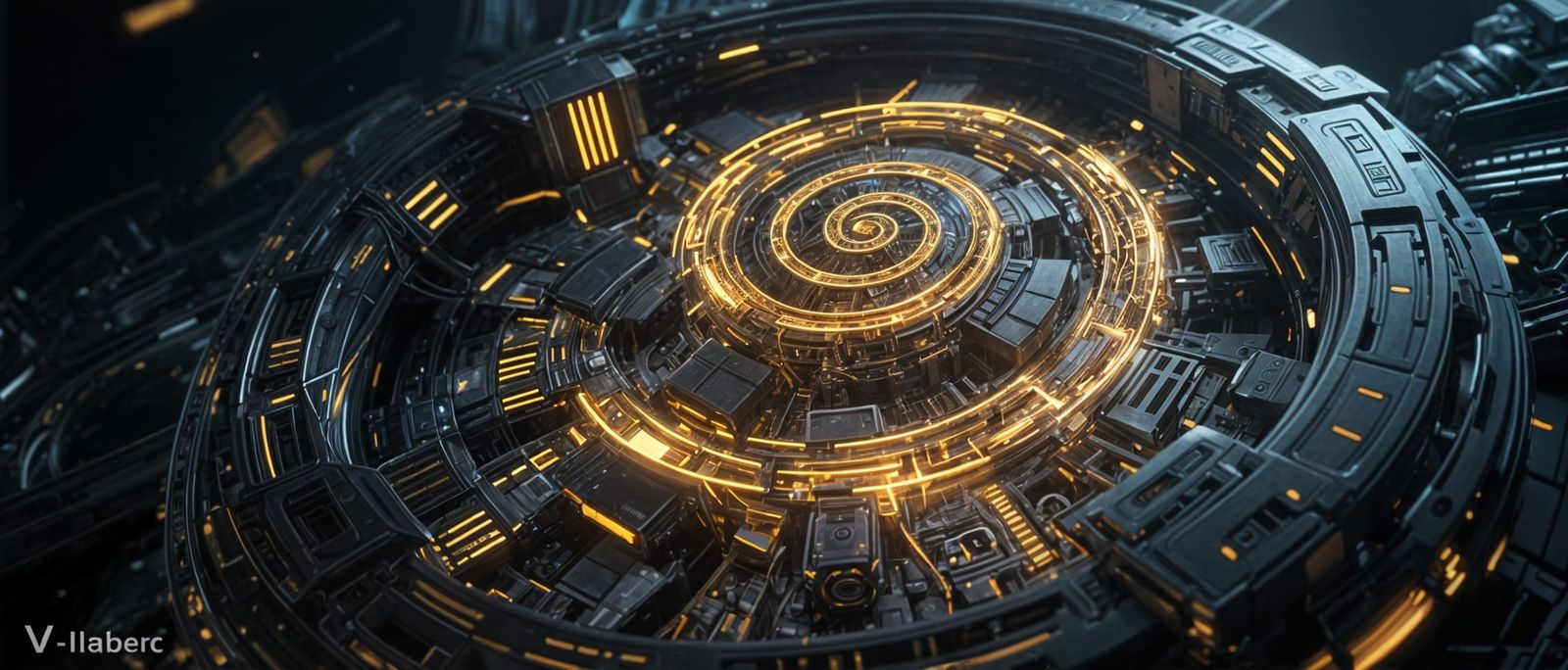 Cosmic Quantum Computer with Golden Ratio Design