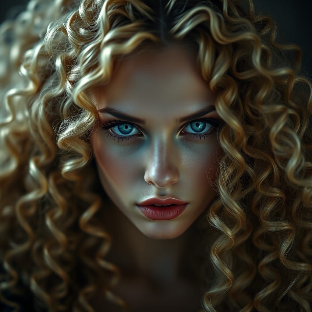 Ethereal Goddess of Dark Allure