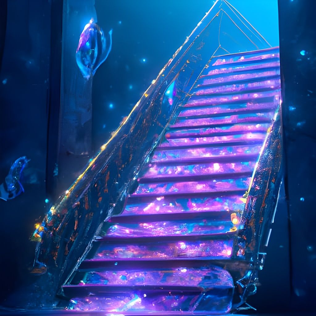Ethereal Stairs Ascend to the Stars
