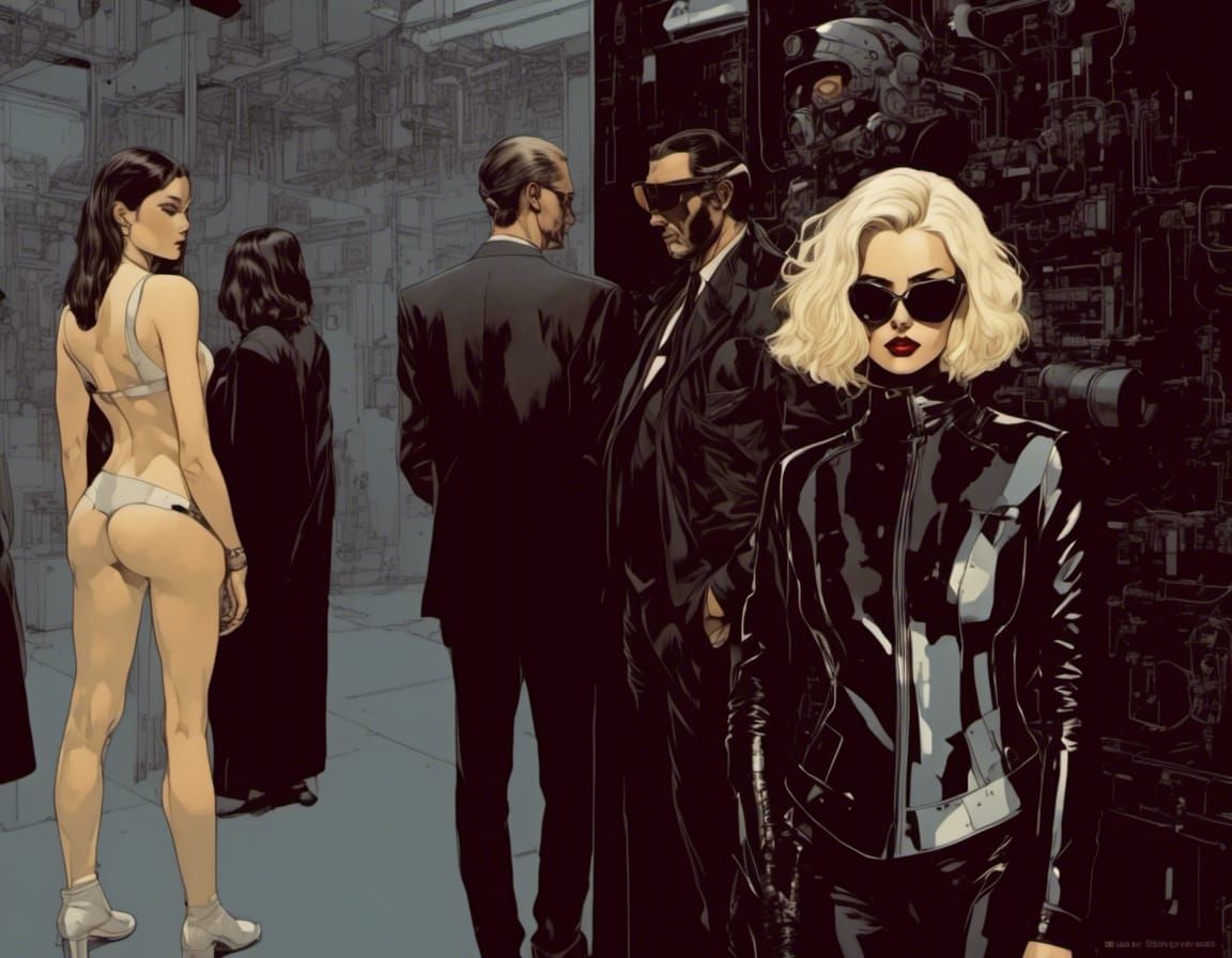 Cyberpunk Mafioso Den