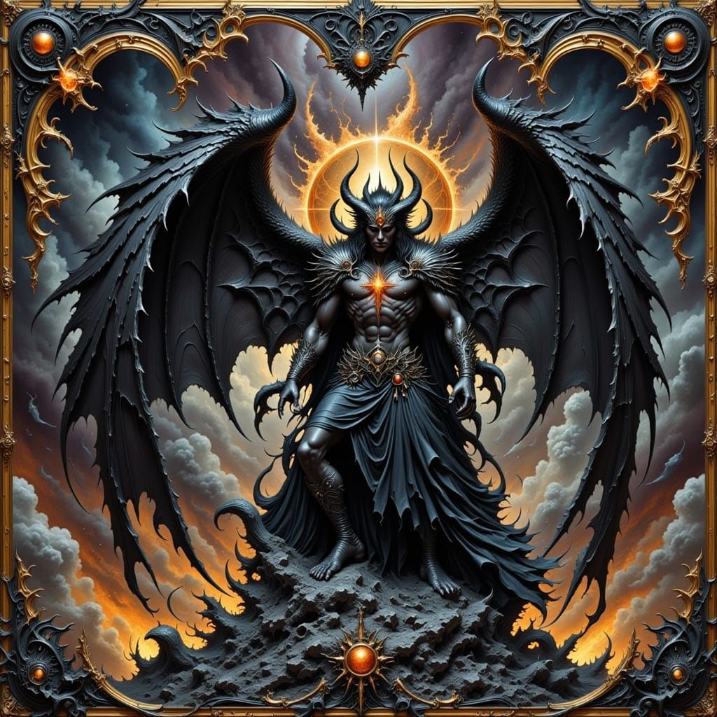 Avenging Demon in Fractal Universe