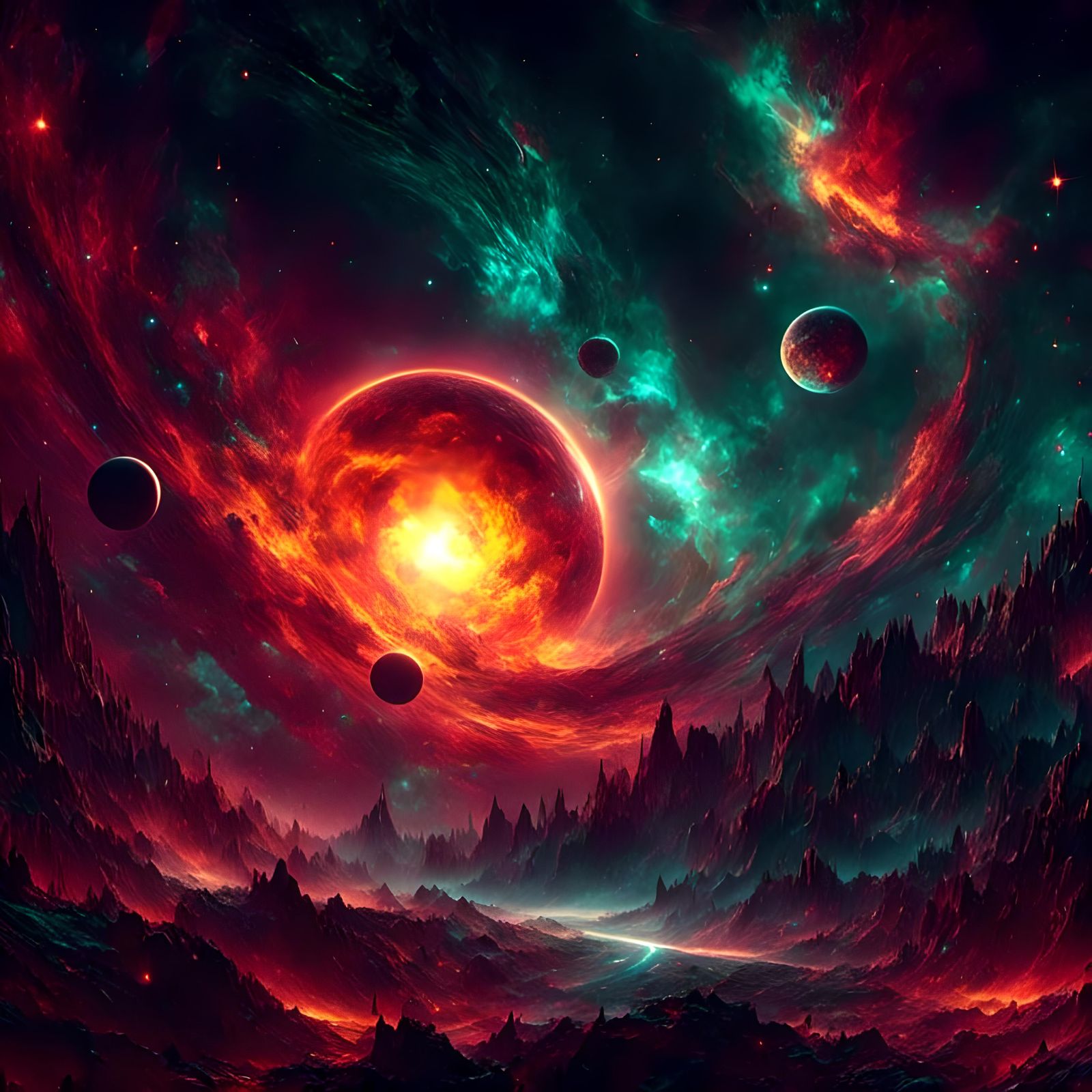 Spectacular Solar Flare in Alien Star System