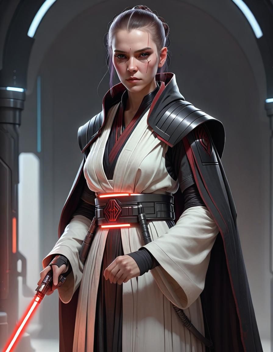 Ancient Sith Master in Biotech Outfit