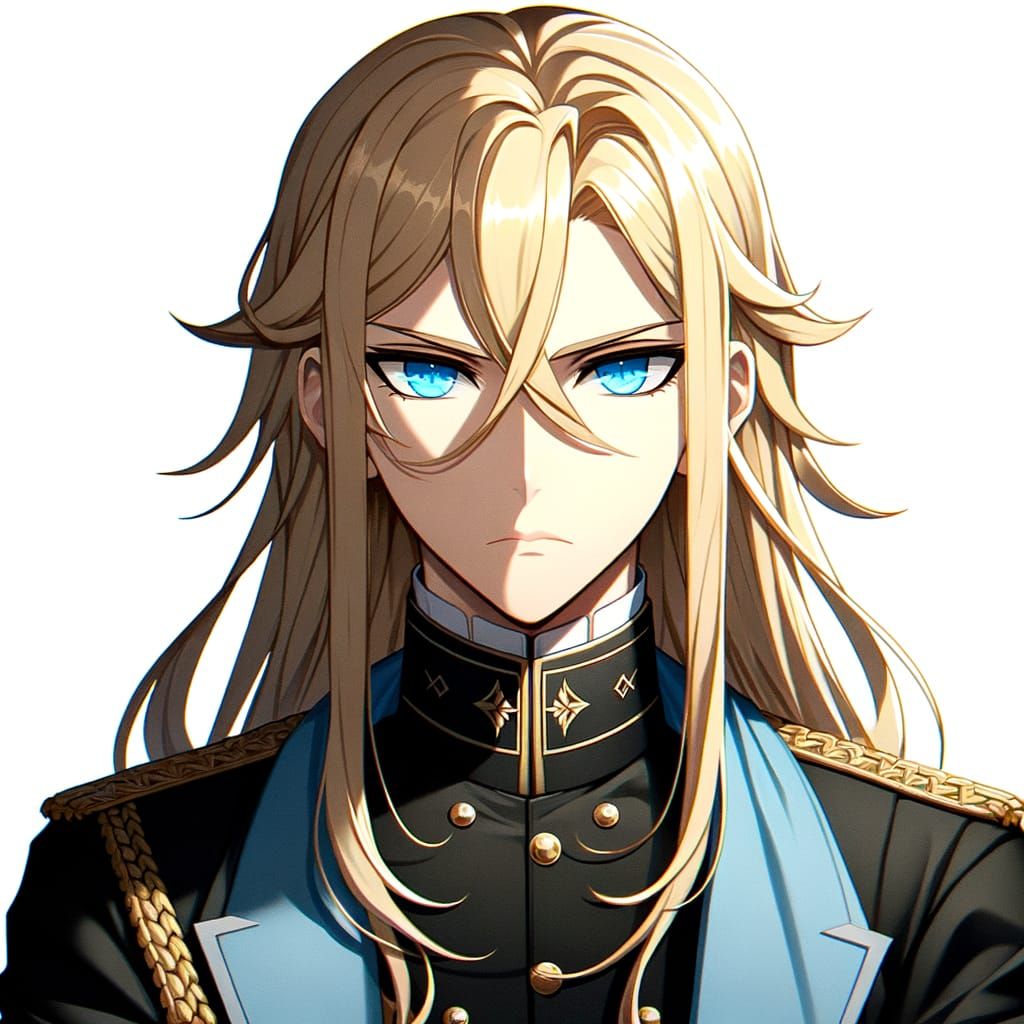 Anime Noble with Cold Gaze