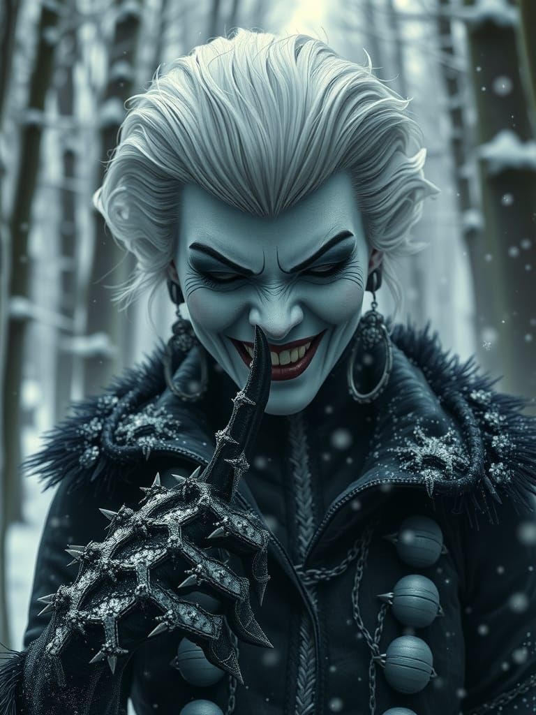 Cruella's Secret: A Cinematic Portrait in Winter