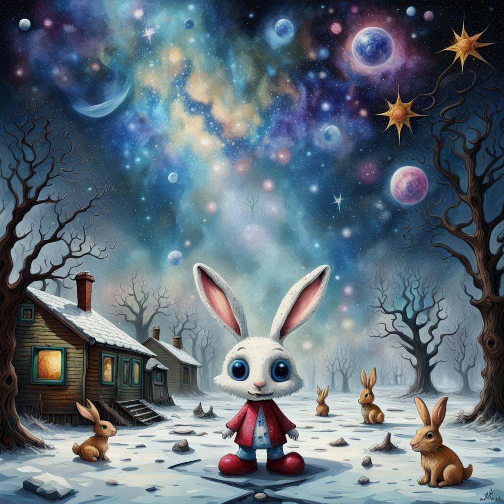 Digital Elf Hare in Volatile Constellation