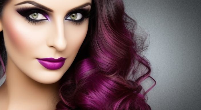 Woman with Dramatic Makeup, Bob Carlos Clarke Style