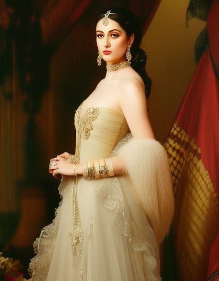 Mata Hari Dances in Rococo Theatre, Splash Art