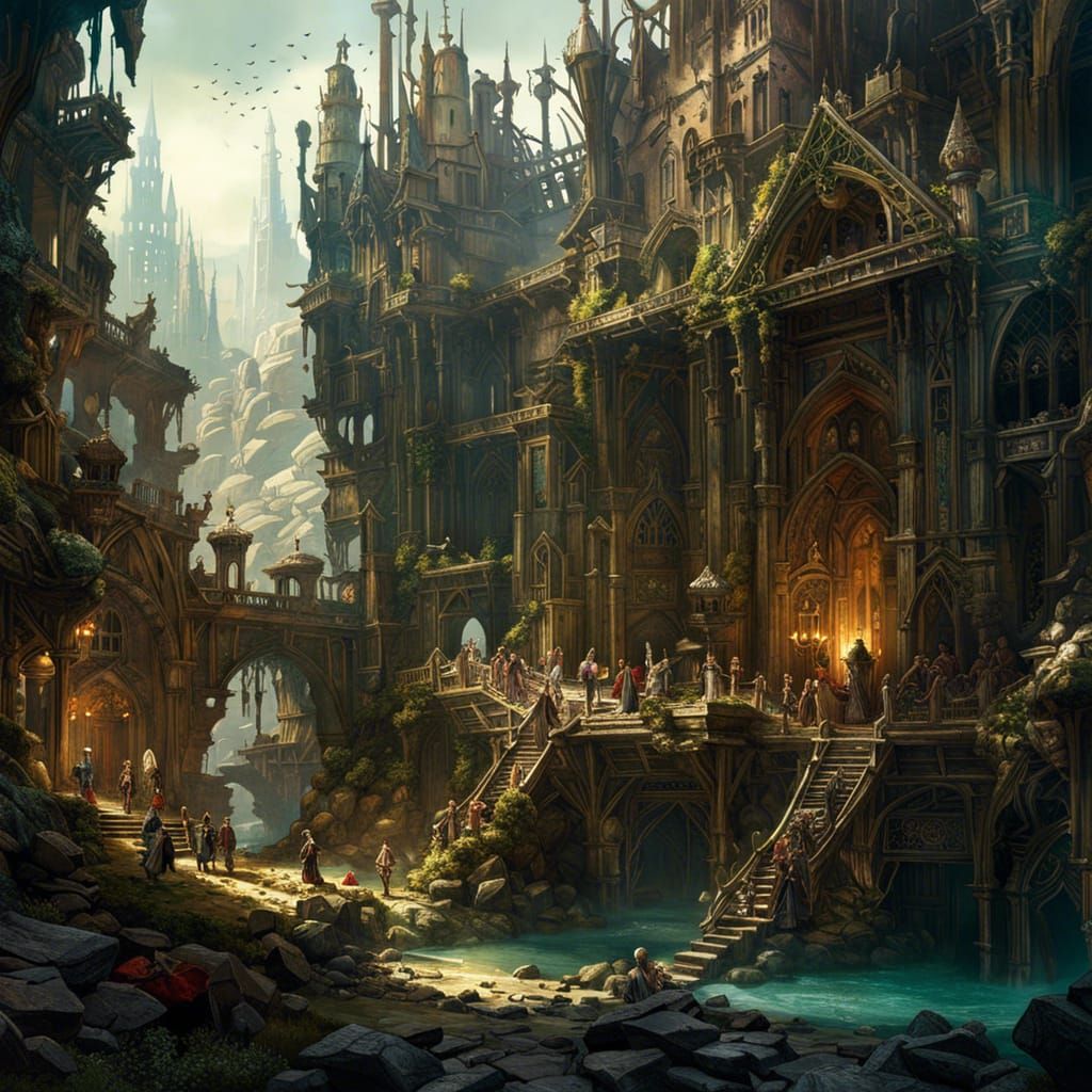 Ruins of an Elvish town