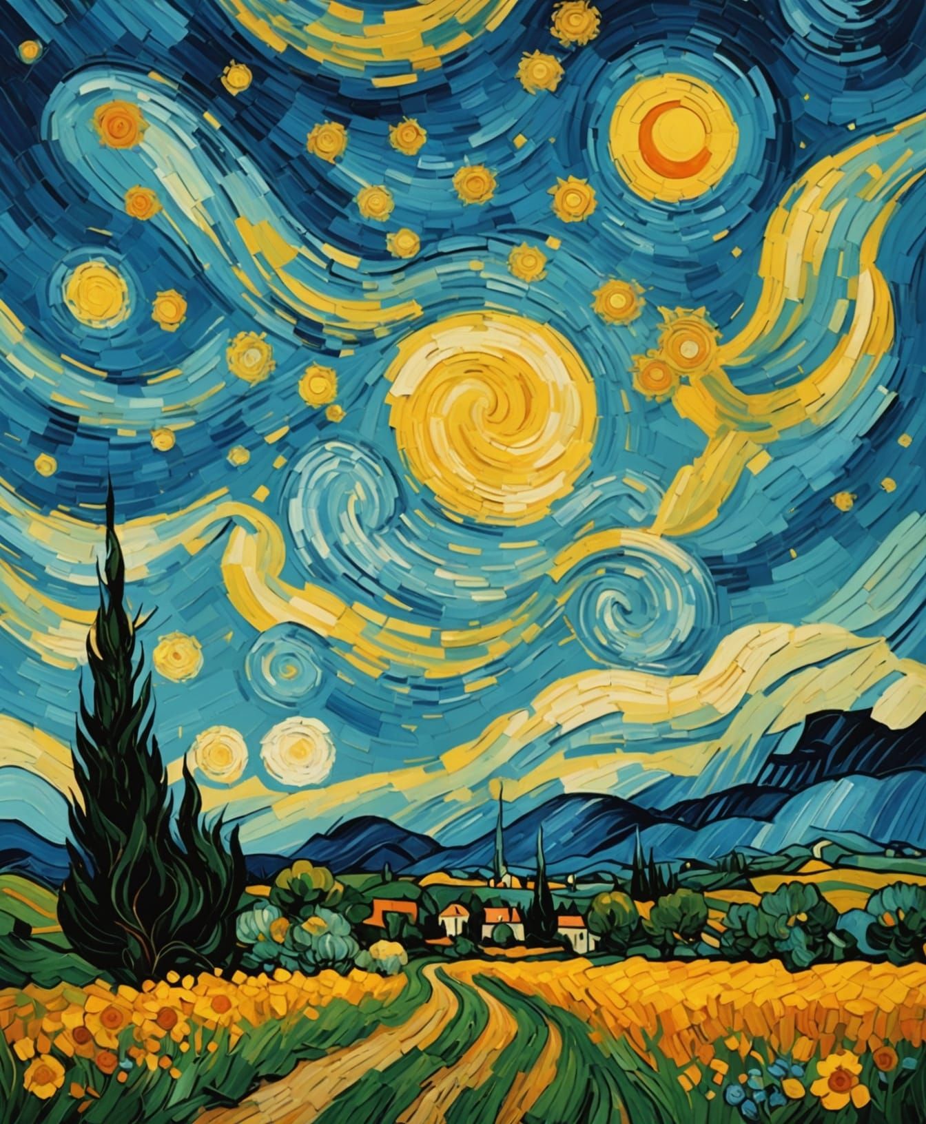 Van Gogh style
