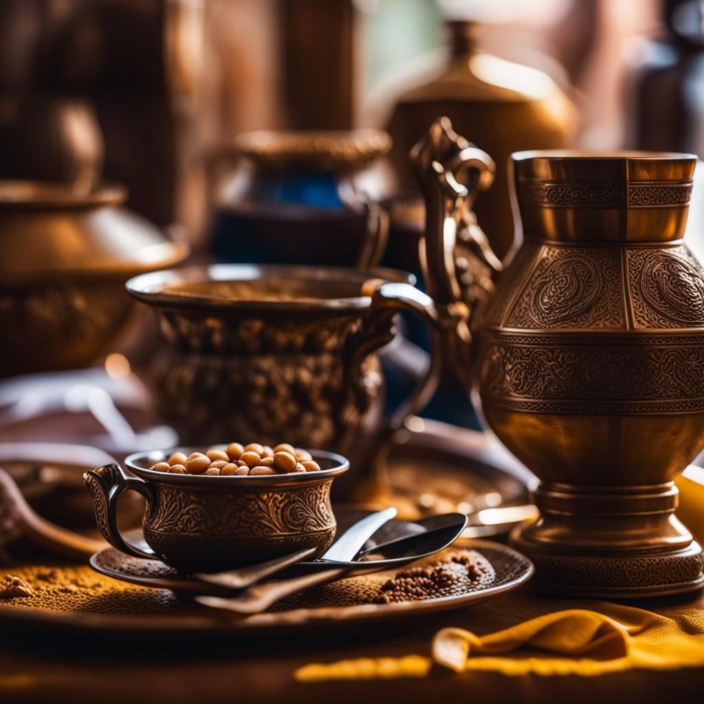 Moroccan Utensils in Sharp Focus: Professional Photography