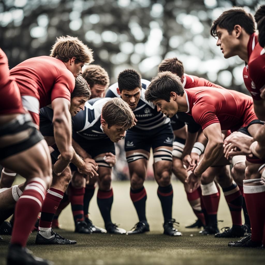 Rugby scrum