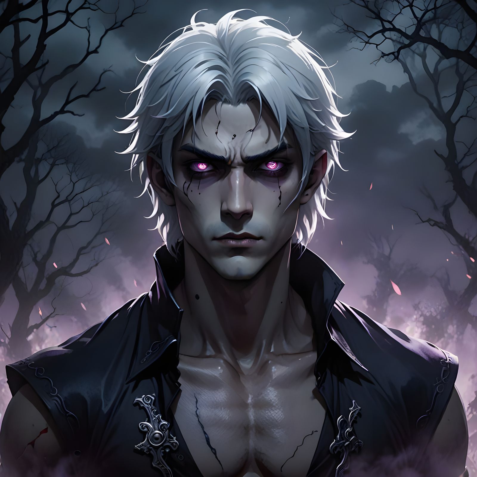 Anime Vampire in Mist: Cel-Shaded Manga Scan