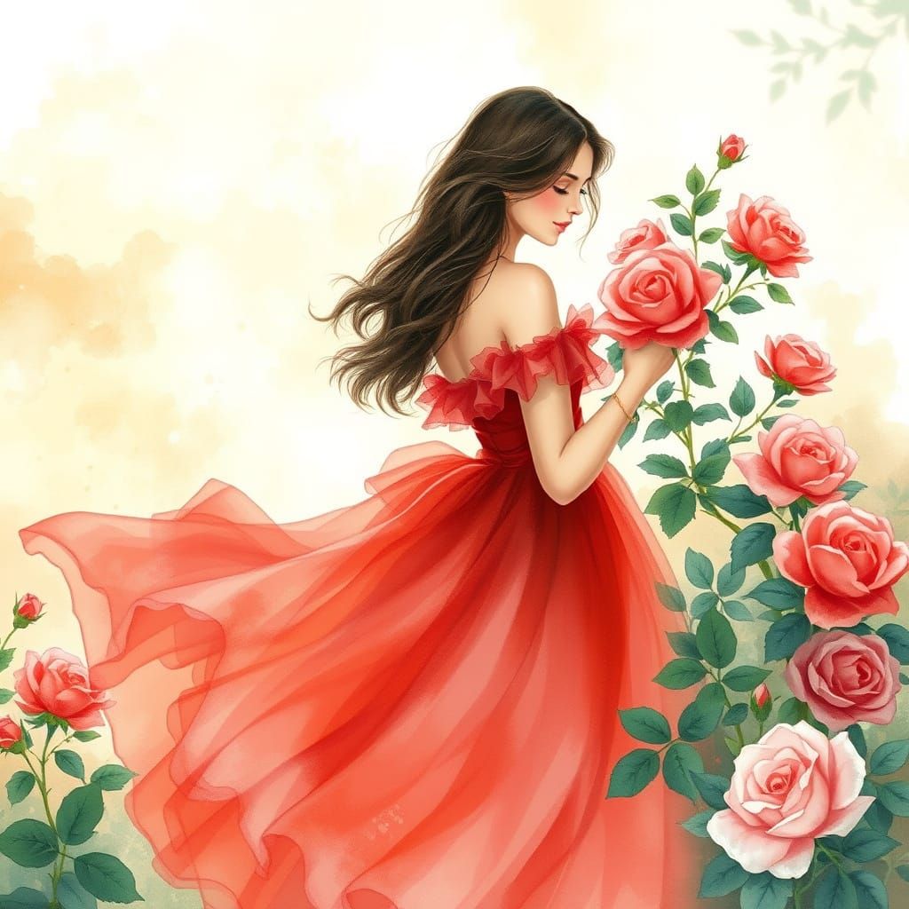 Romantic Impressionist Valentine's Day Card