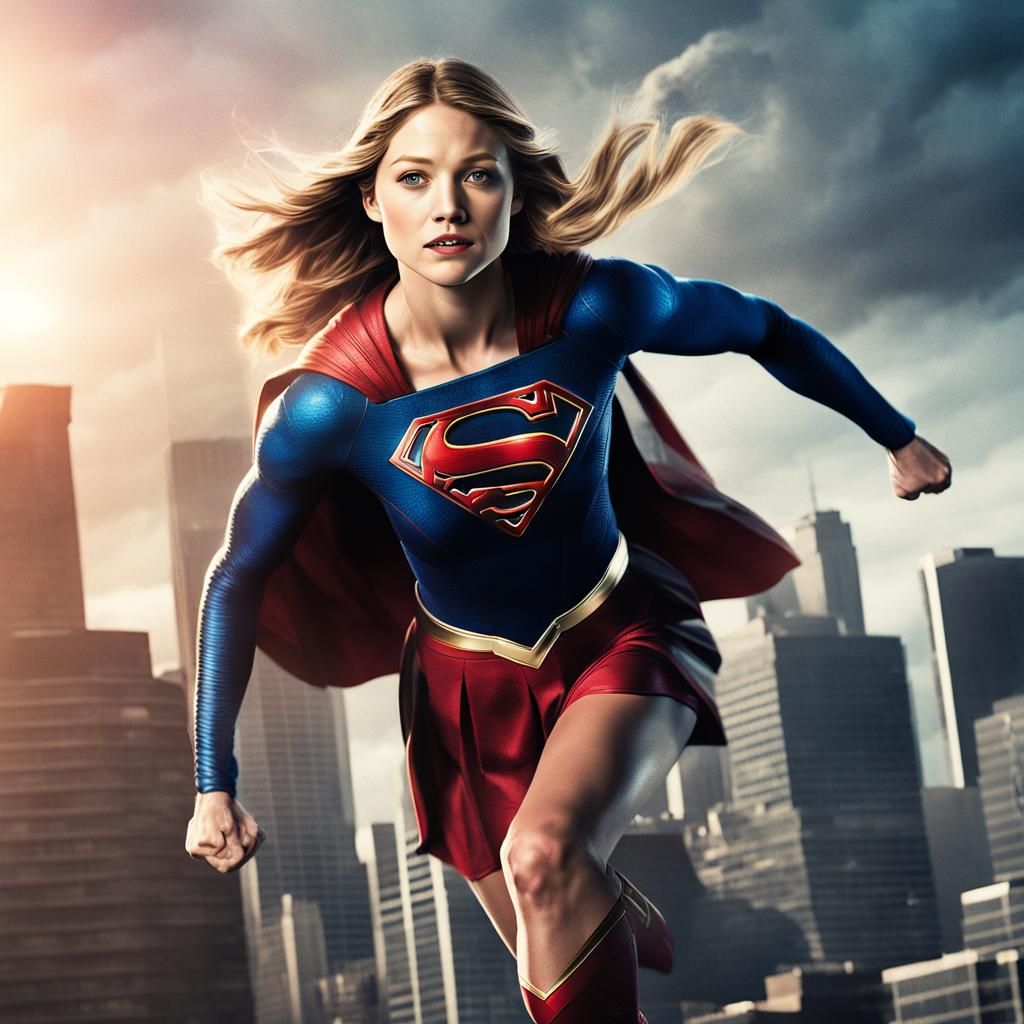 Supergirl Concept Art: Cinematic Film Still
