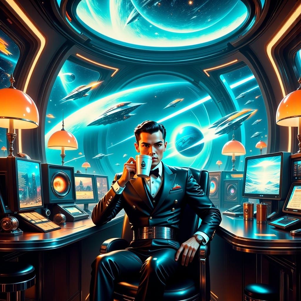 Epic Sci-Fi Alien General on Alien Planet