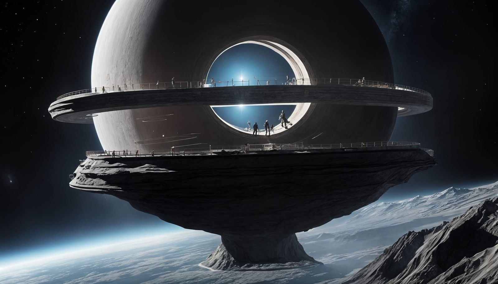 Ancient Alien Space Station in a Comet