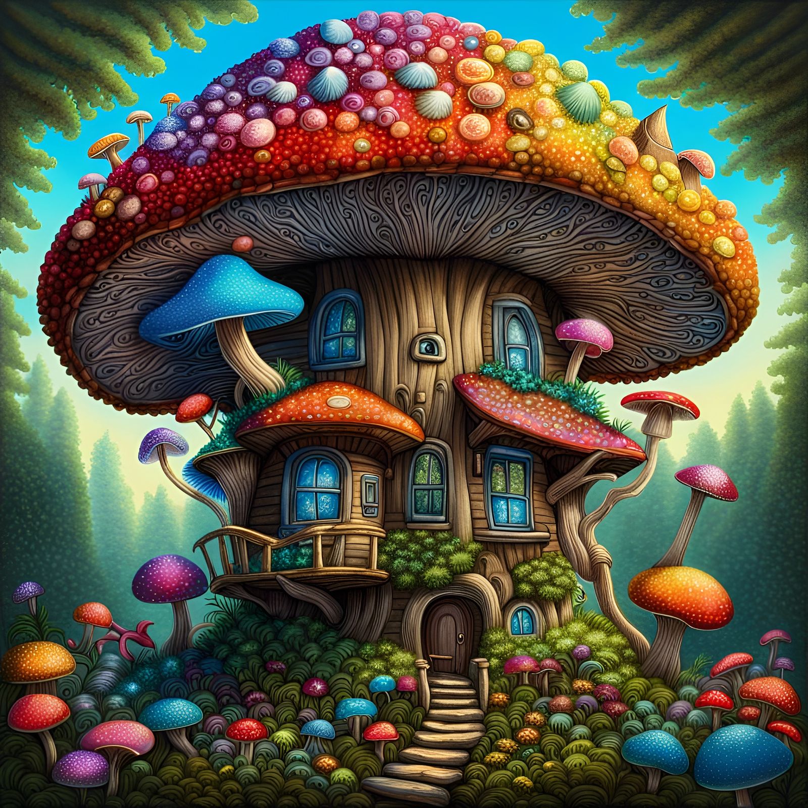 Mushroom Tree