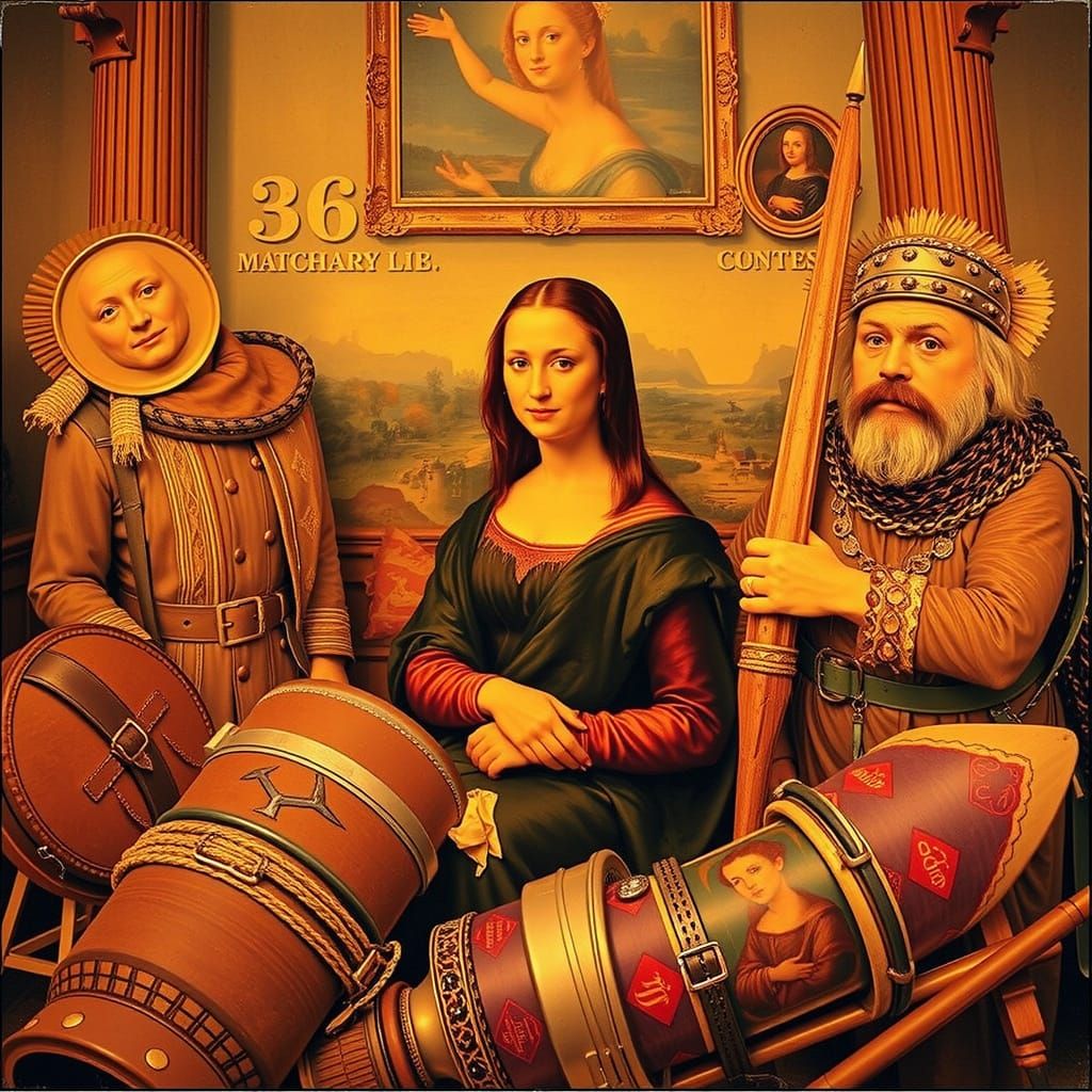 AI Generated Mona Lisa Interpretation