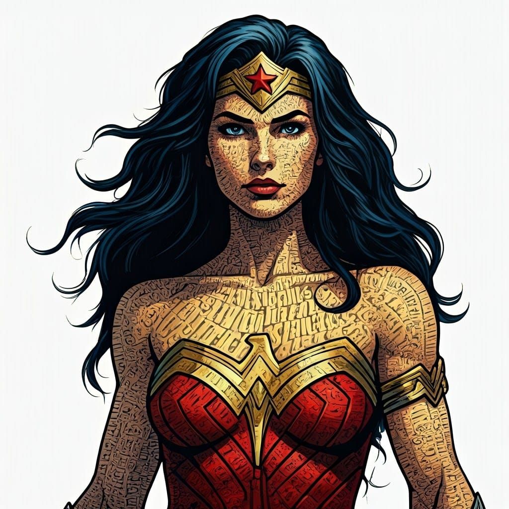 Wonder Woman Silhouette Defined by Truth and Strength