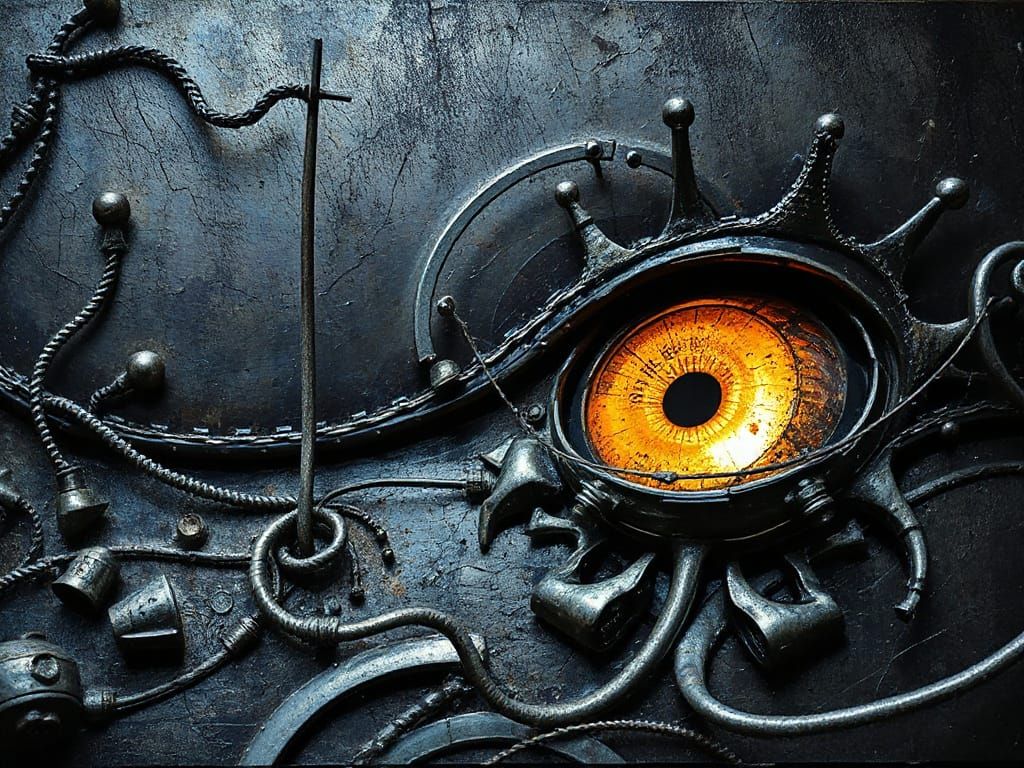 stained steel art of hollowness audaciously barbed homestung meteoric flashity I have been doing this alone too long dis...