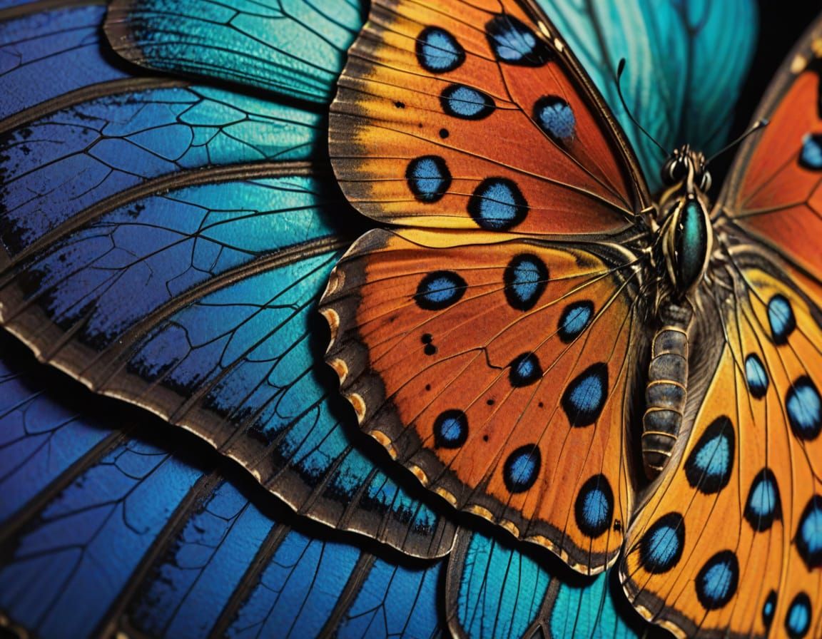 Butterfly Wing Macro: Airbrush Wildlife Photography