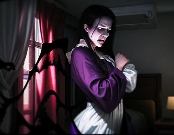 Terrifying Sleep Paralysis Demon in Shadow
