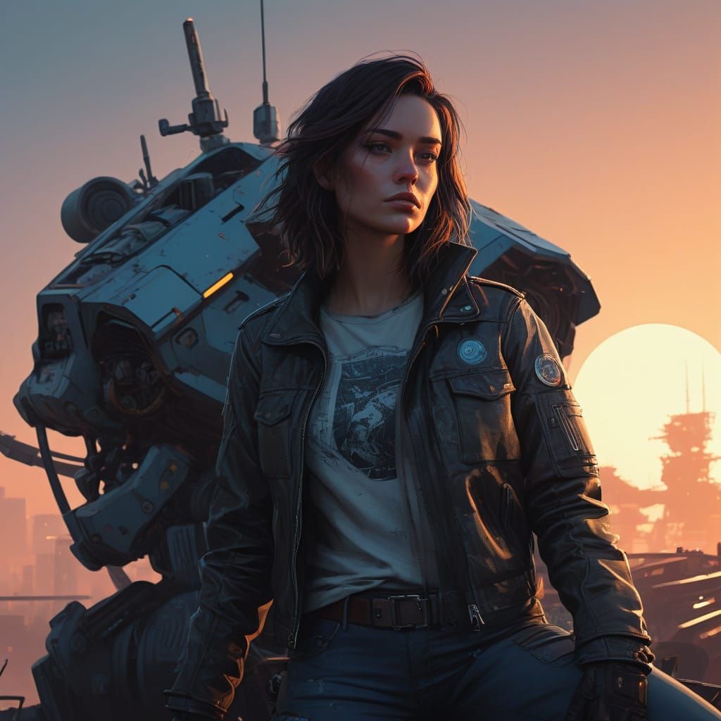 Space Cowboy Rides into Battle on Gritty Mech Companion