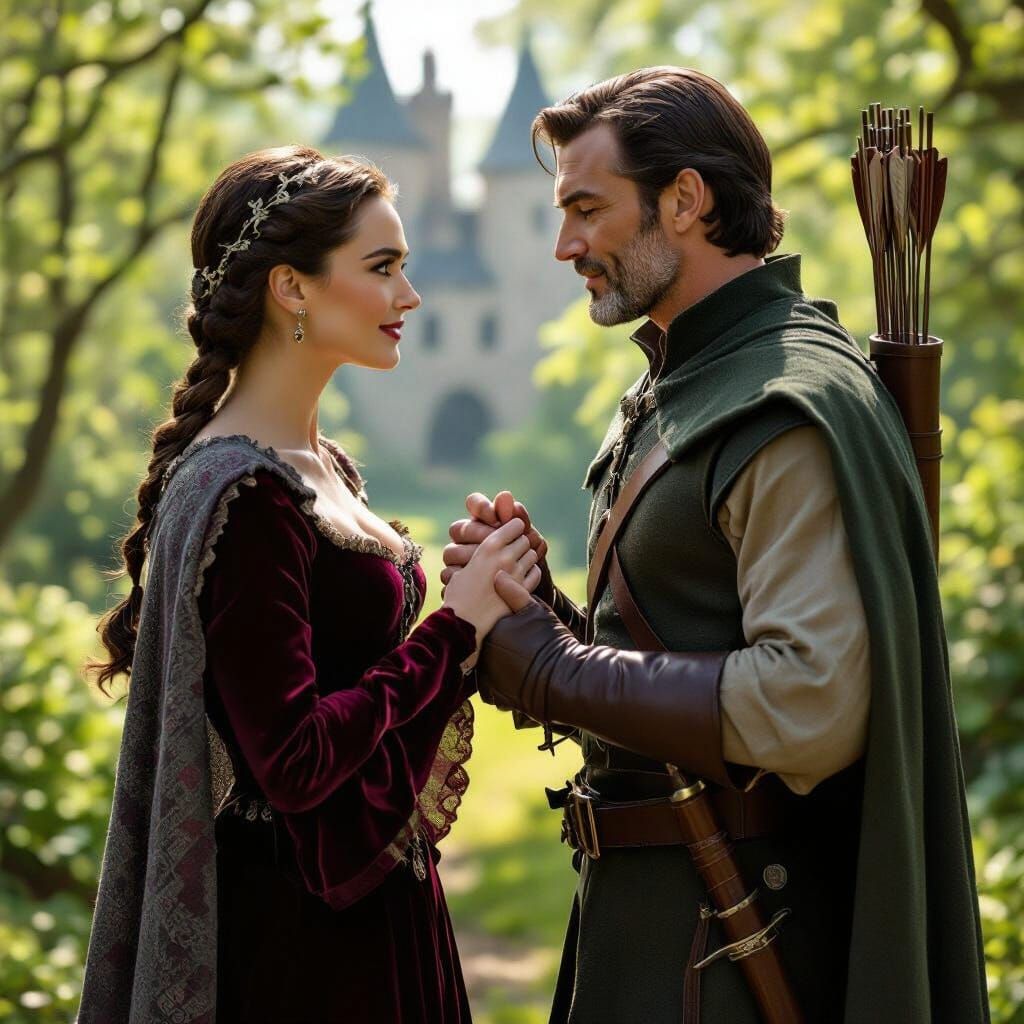 Audrey Hepburn and Sean Connery as Robin Hood and Maid Maria...