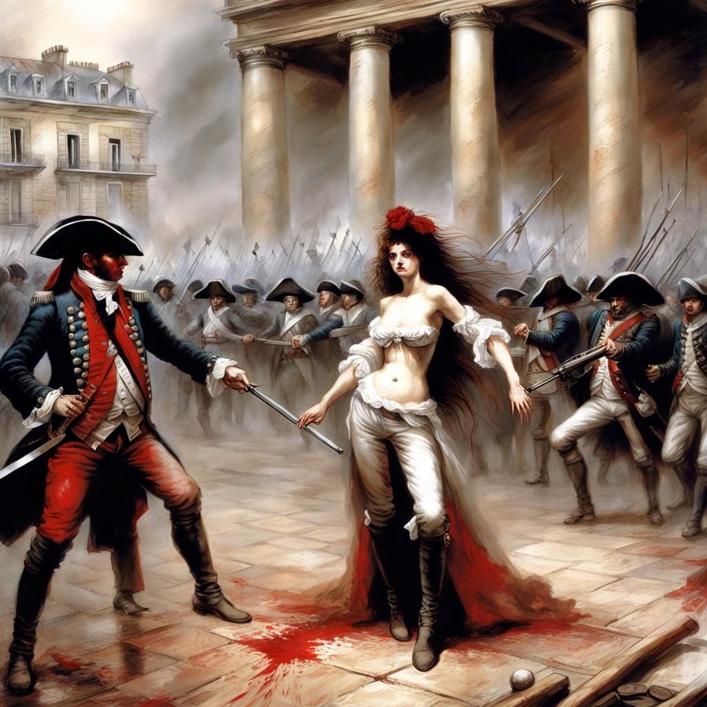 bloody French Revolution. Le miserables.