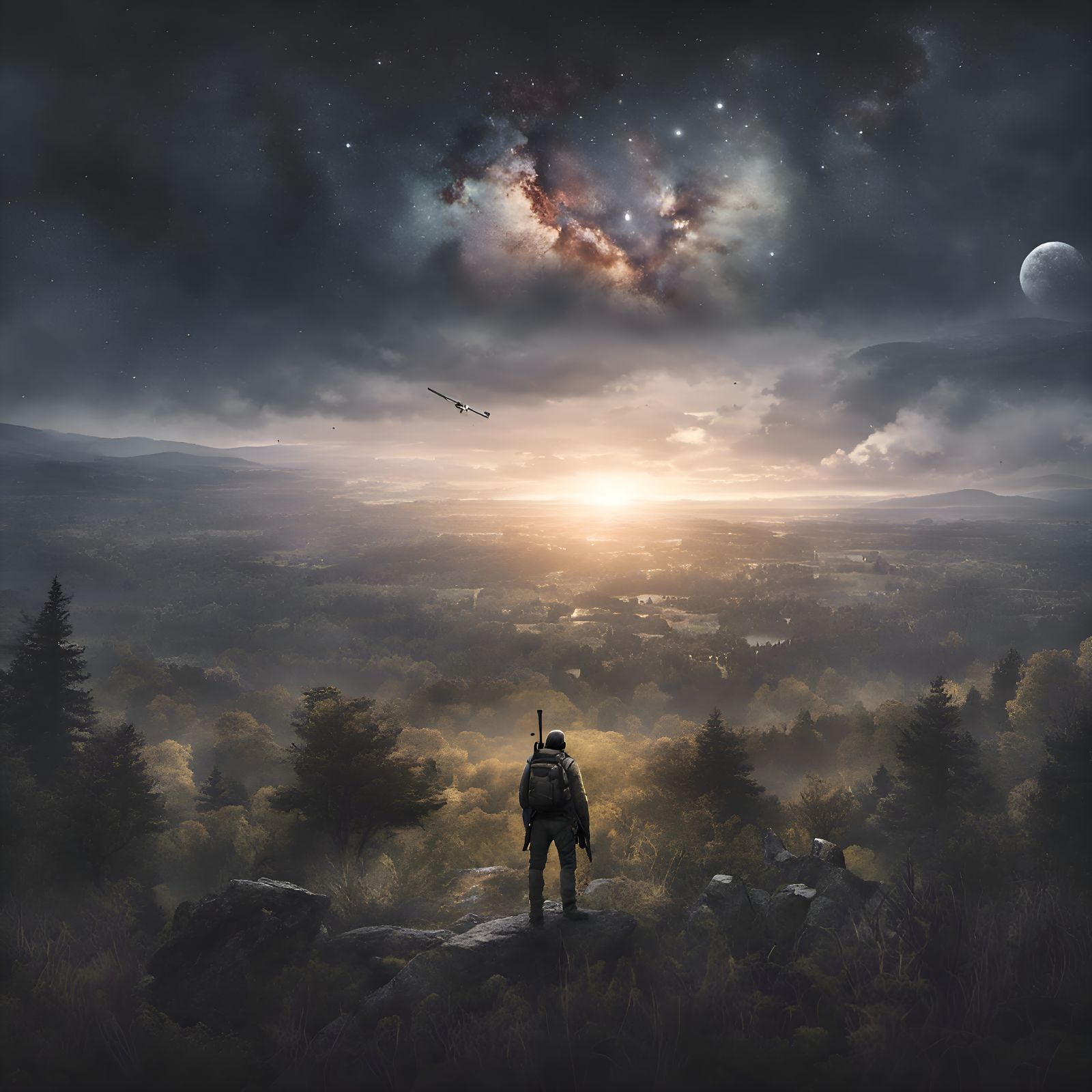 DayZ Galaxy Wallpaper: Cosmic Survival Landscape