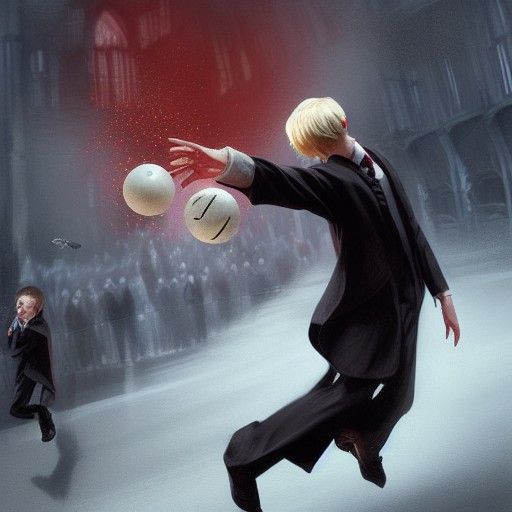 Harry Potter and Draco Malfoy: A Sinister Confrontation