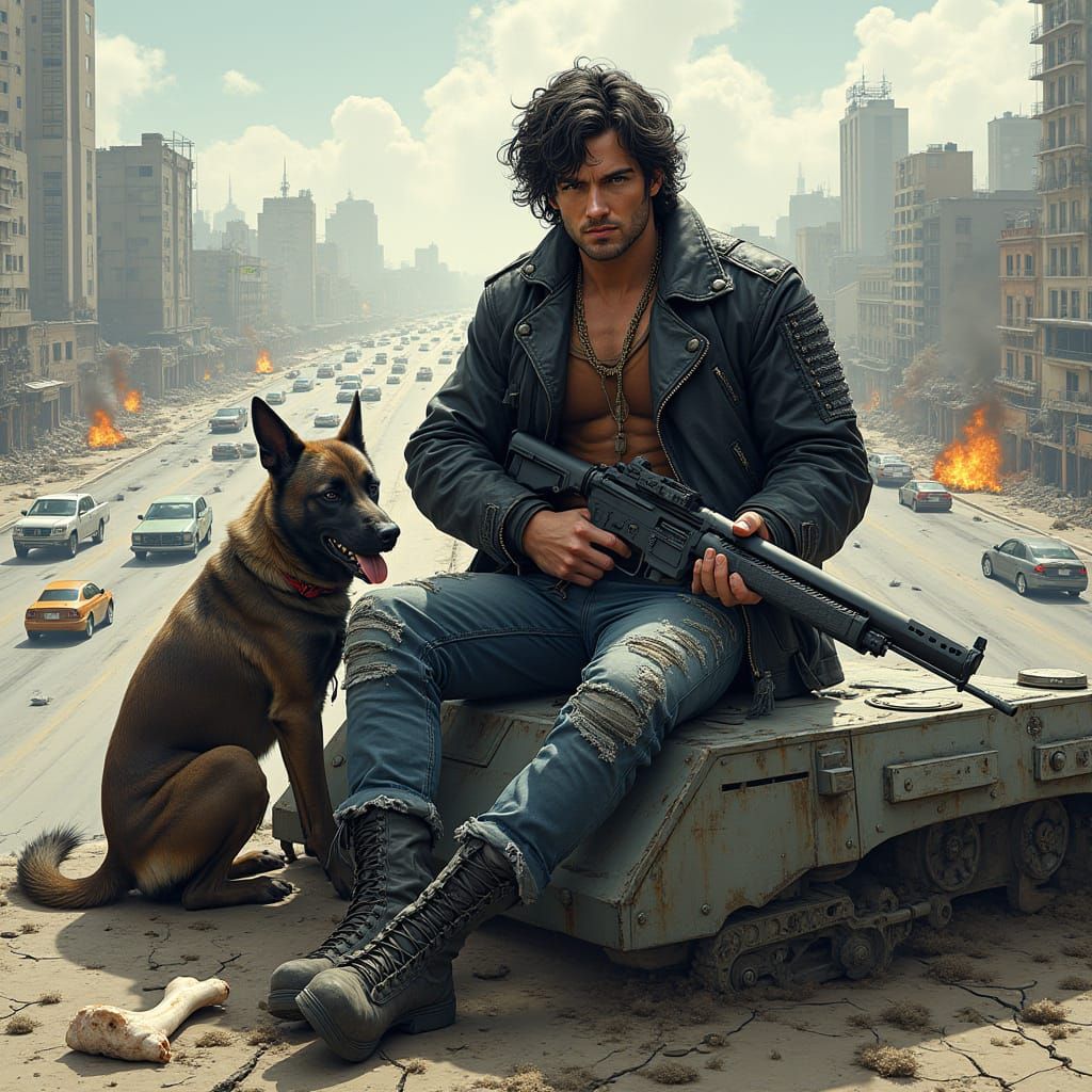 War-Torn Survivor Dominates Post-Apocalyptic Landscape